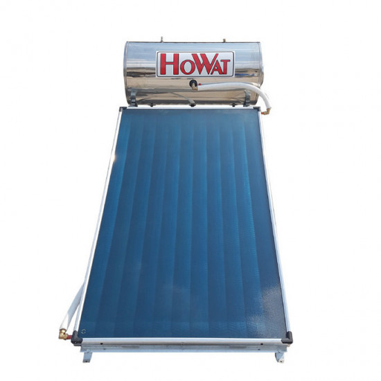 Ηλιακός Θερμοσίφωνας Howat Glass Τριπλής Ενέργειας (200 λίτρων) με επιλεκτικό συλλέκτη 2,55 m²