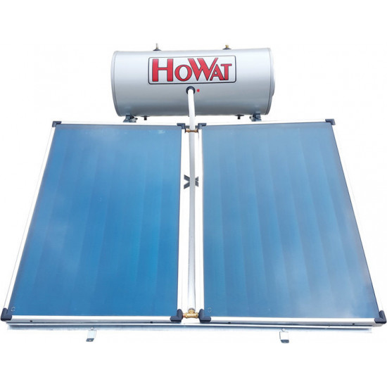 Ηλιακός Θερμοσίφωνας Howat Glass Τριπλής Ενέργειας (200 λίτρων) με επιλεκτικό συλλέκτη 4 m²