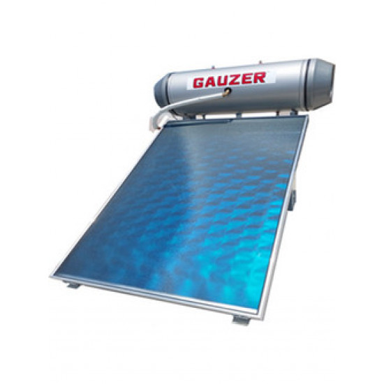 Ηλιακός Θερμοσίφωνας Gauzer Glass με τιτάνιο (120 λίτρων) με επιλεκτικό συλλέκτη 2 m²
